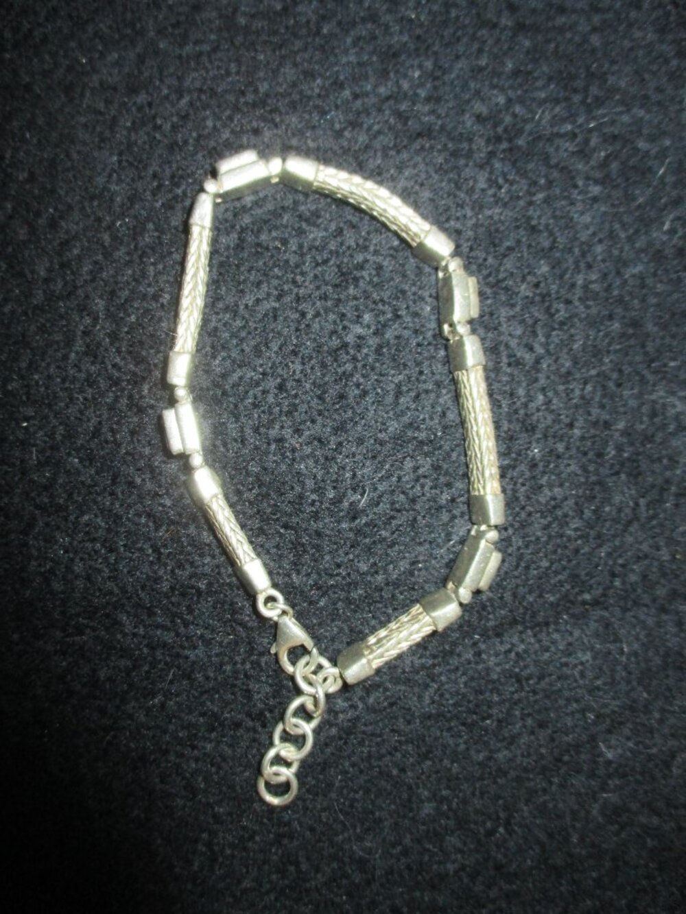 STERLING SILVER + Amethyst bracelet